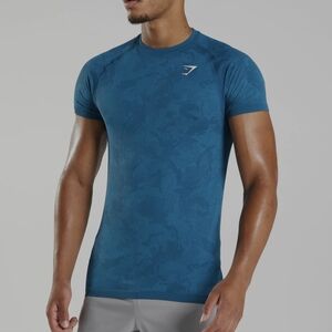GymShark Geo Seamless Shirt Size Small